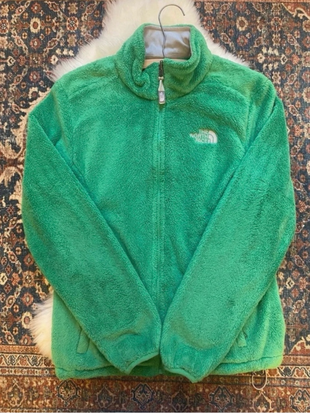 The North Face Green Fleece Zip Jacket
